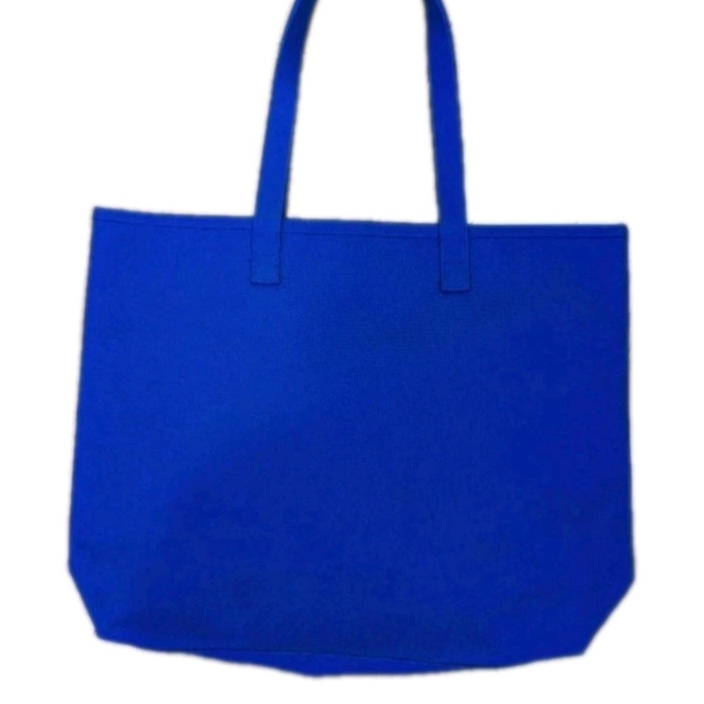 LANCOME Bon Voyage Paris Pink & Blue Tote Bag - Picture 4 of 5